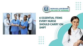 6 Essential Items Every Nurse Should Carry on Shift
