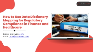 How to Use Data Dictionary Mapping for Regulatory Compliance in Finance and Healthcare