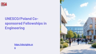UNESCOPoland Co-sponsored Fellowships in Engineering