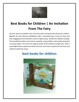 Best Books for Children