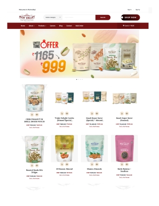 Buy Premium Mixed Dry Fruits Online from Rich Valley