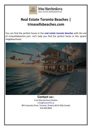 Real Estate Toronto Beaches | Irinasellsbeaches.com