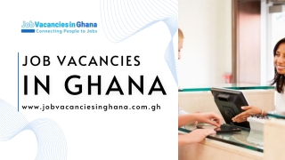Ghana Recruitment - Job Vacancies In Ghana