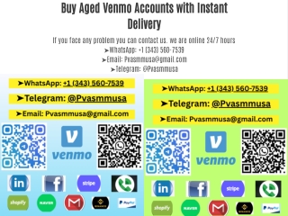 Buy Venmo Email Accounts with Recovery Email