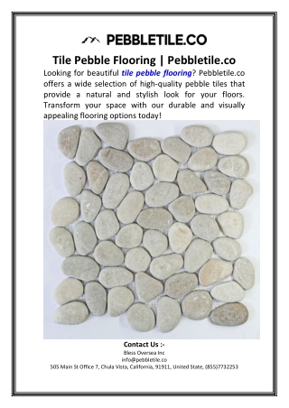 Tile Pebble Flooring Pebbletile.co.