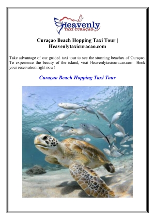 Curaçao Beach Hopping Taxi Tour  Heavenlytaxicuracao.com