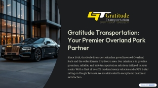 Gratitude Transportation: Local & Airport Rides in Overland Park, KS