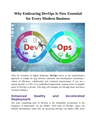 Why Embracing DevOps Is Now Essential for Every Modern Business