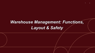 Warehouse Management