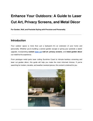 Enhance Your Outdoors_ A Guide to Laser Cut Art, Privacy Screens, and Metal Décor (2)