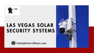 Las Vegas Solar Security Systems