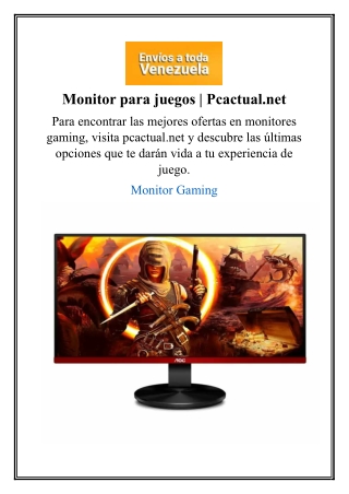 Monitor para juegos | Pcactual.net