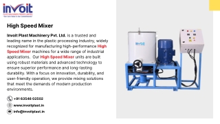 High Speed Mixer