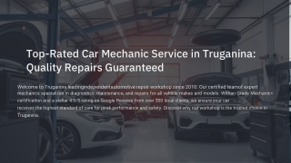 Car Mechanic Service Truganina