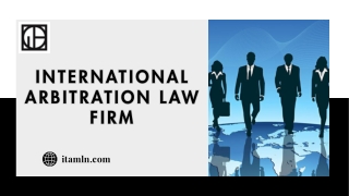 International Arbitration Law Firm