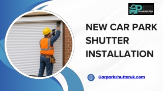 New Car Park Shutter Installation