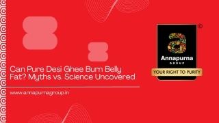 Can Pure Desi Ghee Burn Belly Fat Myths vs. Science Uncovered