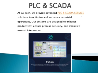 PLC & SCADA PRESENTATION