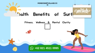 Health Benefits of Surfing