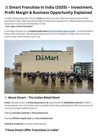 Dmart Franchise