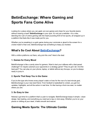 FunInExchange
