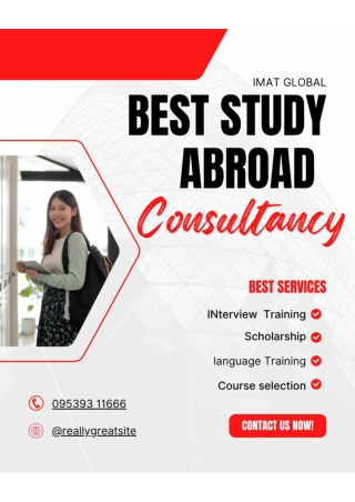 Best Study Abroad Consultancy in kochi poster by Imat Global