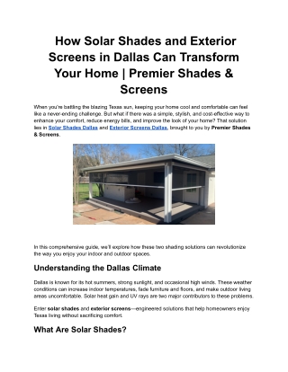 How Solar Shades and Exterior Screens in Dallas Can Transform Your Home _ Premier Shades & Screens (2)