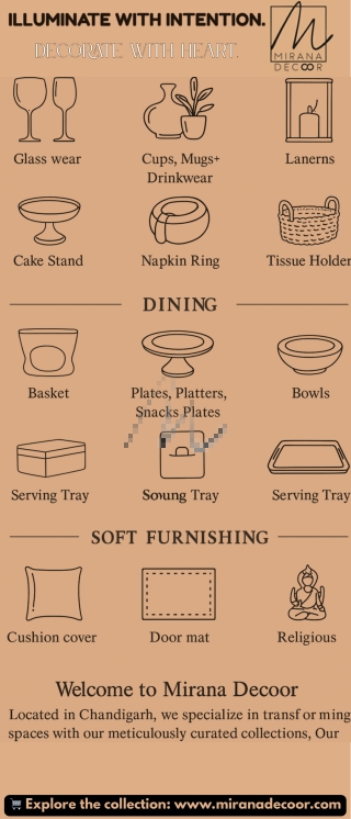 Mirana Decoor – Curated Luxury Home Decor at a Glance