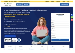 hr generalist course pune
