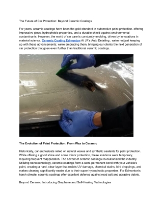 The Future of Car Protection_ Beyond Ceramic Coatings