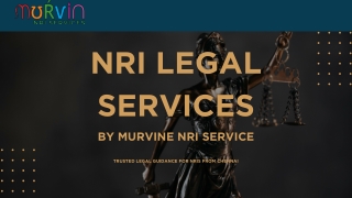 NRI Legal Services By Murvine NRI Service