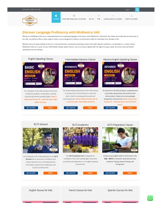 Online English Classes in Dubai