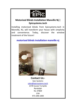 Motorized Blinds Installation Manville Nj  Epicsystems.tech.pdf 8