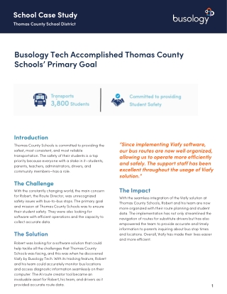 Busology Tech: Enhancing School Transportation with Viafy Software