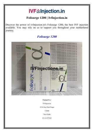 Folisurge 1200 Ivfinjection.in