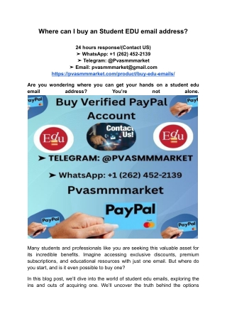 Where can I buy an Student EDU email address_