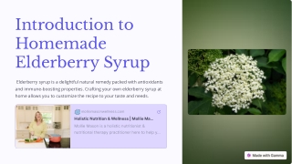 Homemade Elderberry Syrup Dosage | Mollie Mason Guide
