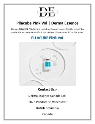 Pllacube Pink Vol