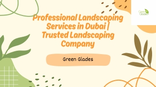 Professional Landscaping Services in Dubai  Trusted Landscaping Company