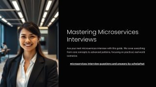 microservices interview and questions by scholarhat