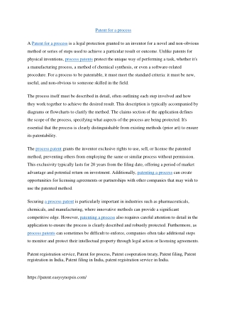 Patent Registration Services