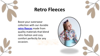 Retro Fleeces