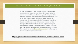 Boosting Productivity and Safety with Executive Transportation Solutions