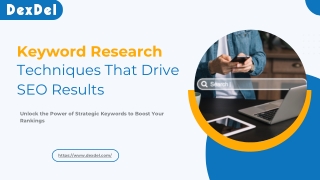 Keyword Research Techniques That Drive SEO Results