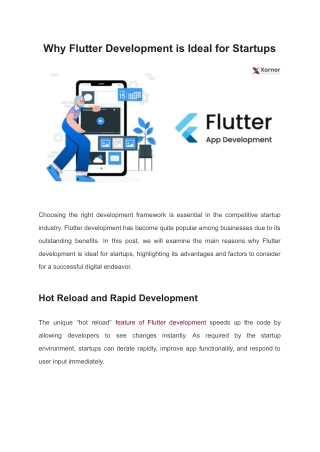 Flutter App Development