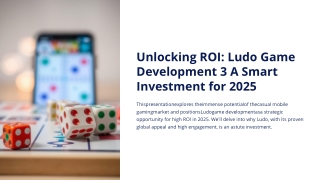 Unlocking ROI in 2025: Smart Ludo Game Development Strategies |