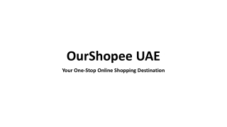 OurShopee UAE - Online Shopping Destination