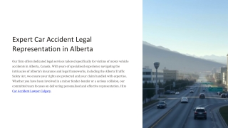 Looking for a Car Accident Lawyer in Alberta? Here’s Why Legal Help Matters