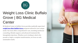 Weight Loss Clinic Buffalo Grove | BG Medical Center