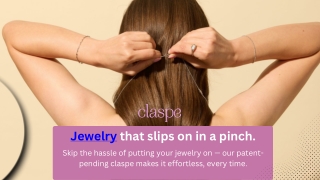 Jewelry that slips on in a pinch.